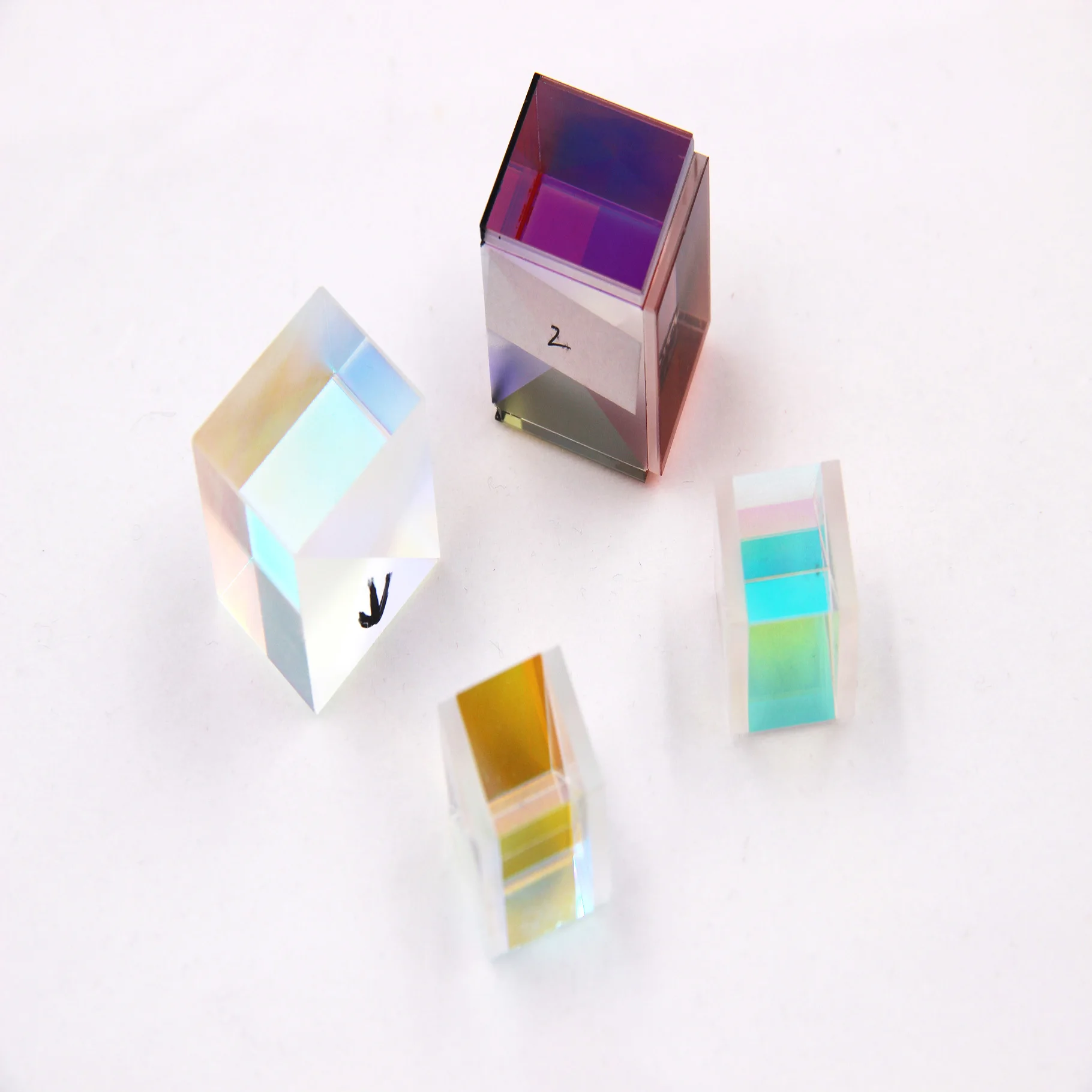 Poplour x-cube prism divergent rainbow color for photo studio