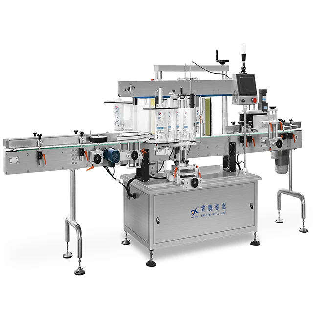 Plastic cosmetic bottle labeling machine with date code printer sticker labeling machine guangdong
