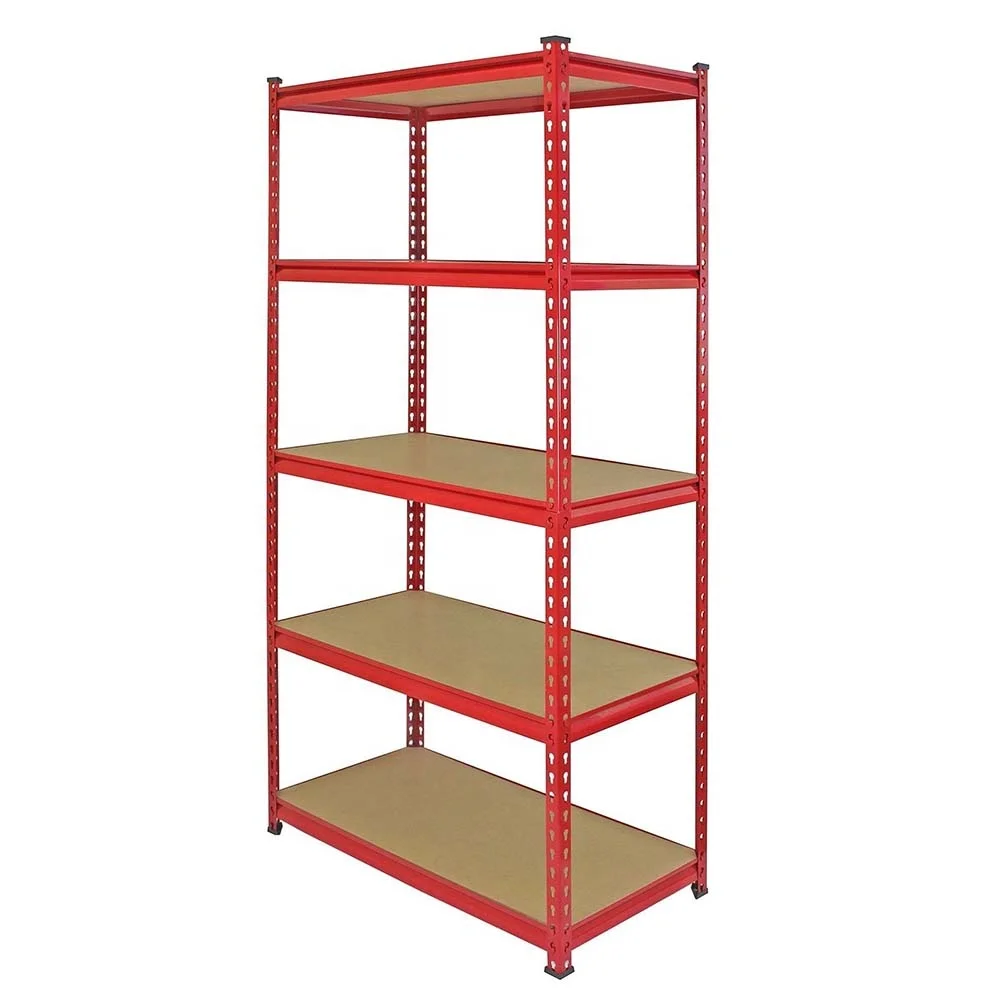 Shelving Unit Nice Luxury Storage Rack Shelves Heavy Duty 5 Tier Steel for Home Warehouse Rack Boltless / Rivet Shelving
