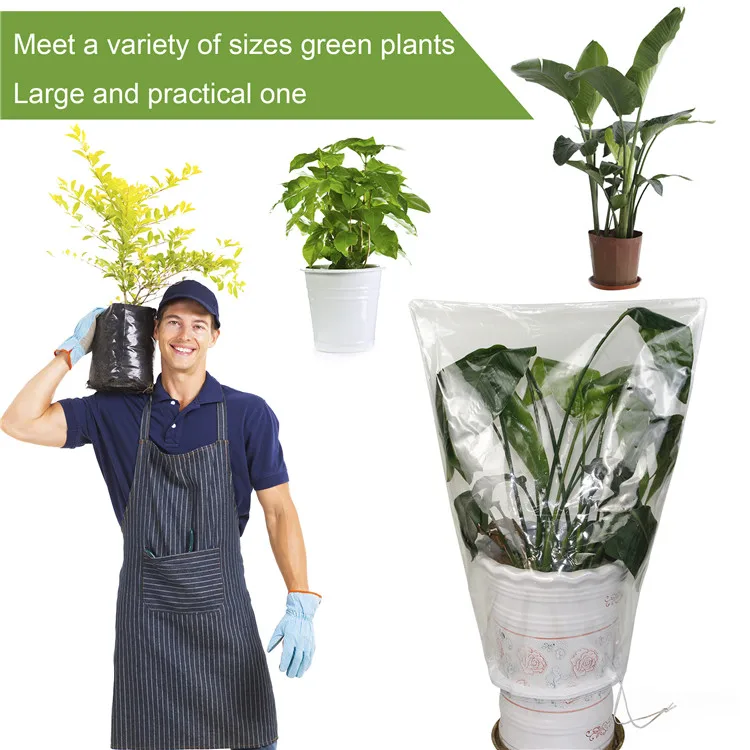 Mydays Outdoor 5 sizes Protecting Fruit Tree Potted Frost Protect Cover Anti Bird Insects Pests PVC Bag