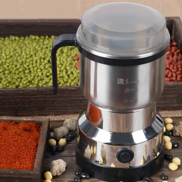 Hot Selling 4 Blades Electric Seasoning Spice Coffee Grinder Machine Stainless Steel Commercial Electric Coffee Grinder