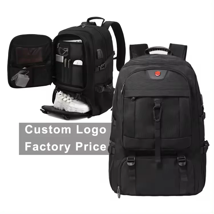 Top sale multi-function travel Backpack High quality waterproof nylon bag with shoes storage pocket