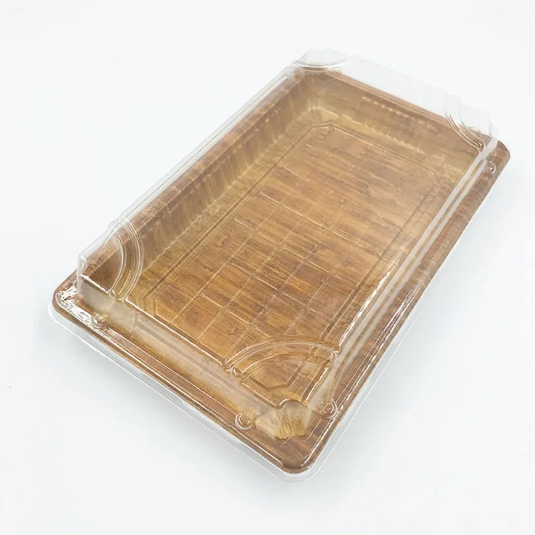 Bulk custom disposable plastic containers for sushi packaging