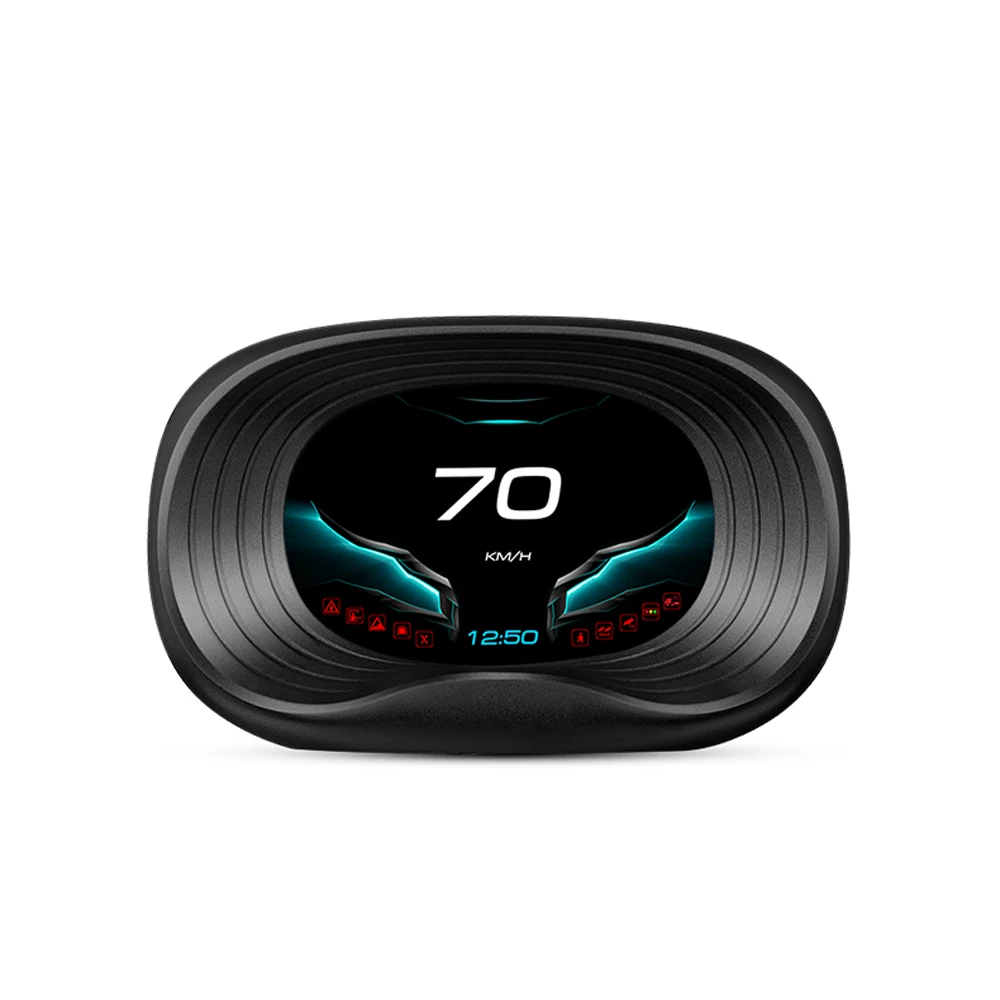
Universal smart instrument panel P20 TFT LCD HUD display OBD2+GPS Edog function speedometer digital instrument head-up display 