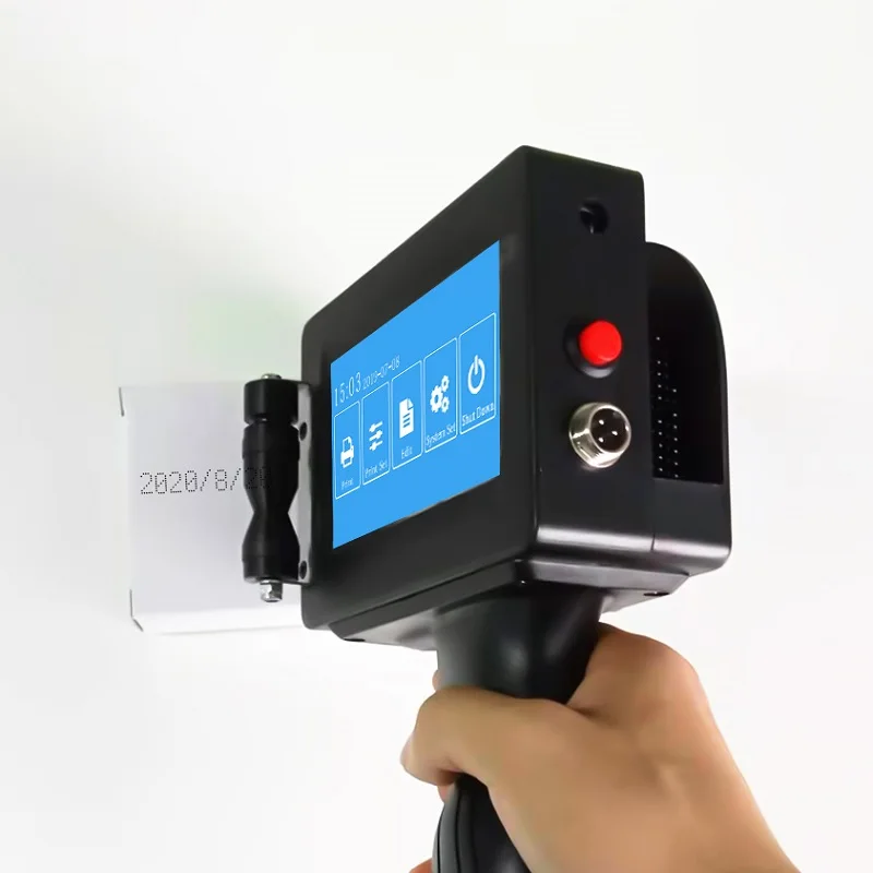 Multifunction Portable Leather Glass Bottle Label Handjet HandHeld Jet Printer