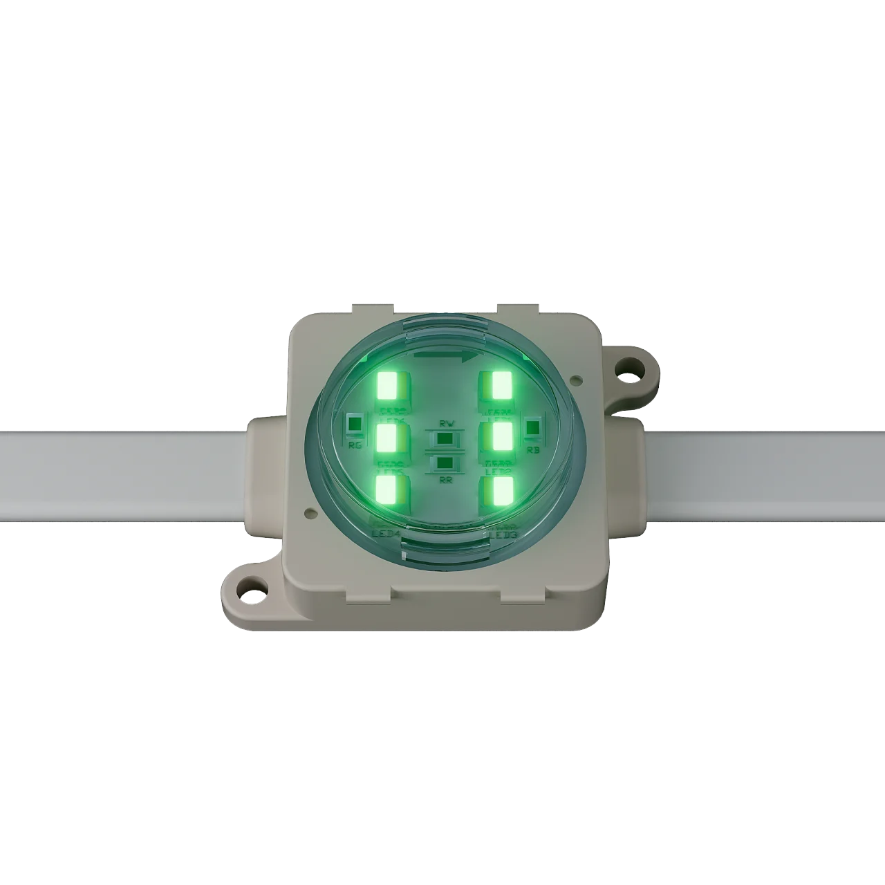 Programable Colorful  FRVS-G-LED dimming Green module IP66 DMX512 for holiday christmas decoration