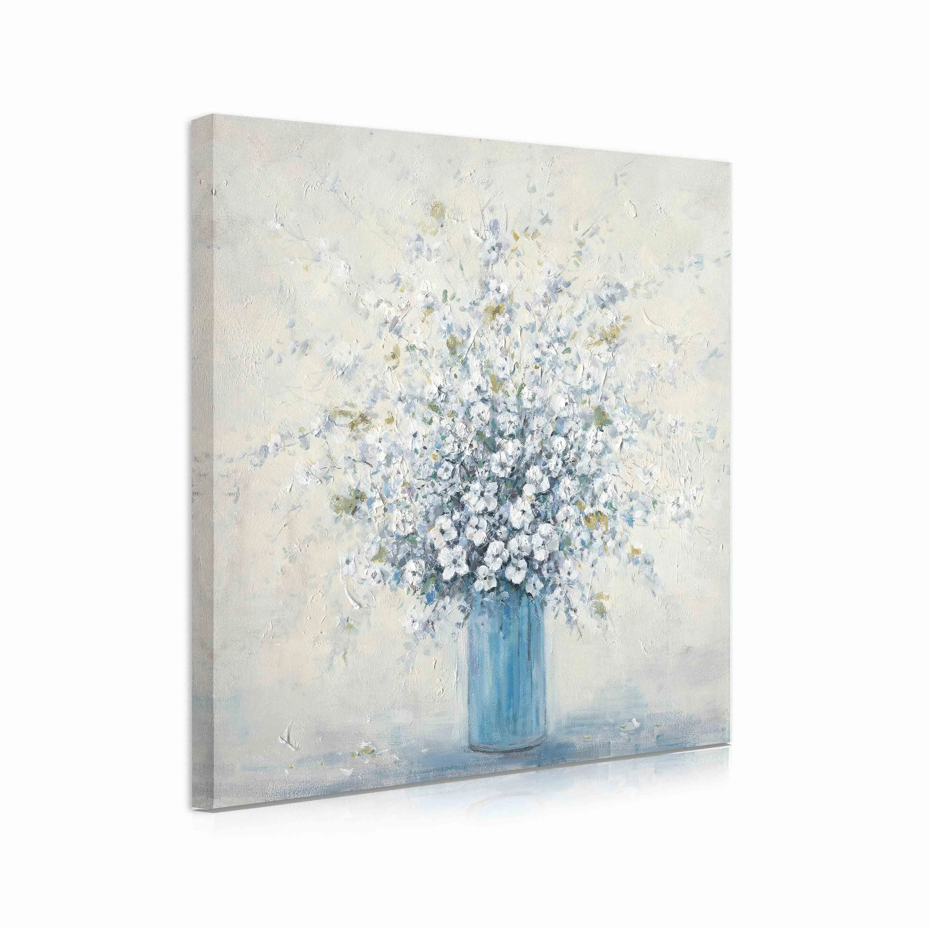 Customize Hand painted Canvas Wall Art Beautiful Flowers Home Goods for Living Room Office Decor Floral Acrylic Paintings
