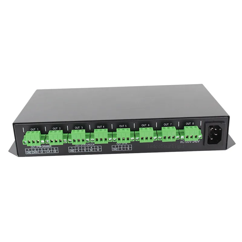 RGB DMX контроллер управления 8 вселенных Artnet DMX512 DJ светодиодная цифровая полоса декодер