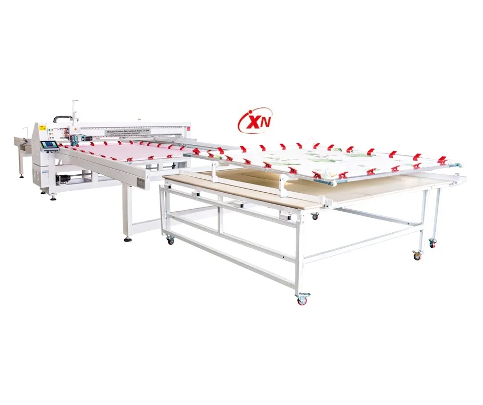 G9 high speed servo motor system touch screen lifting head computerized quilting machine