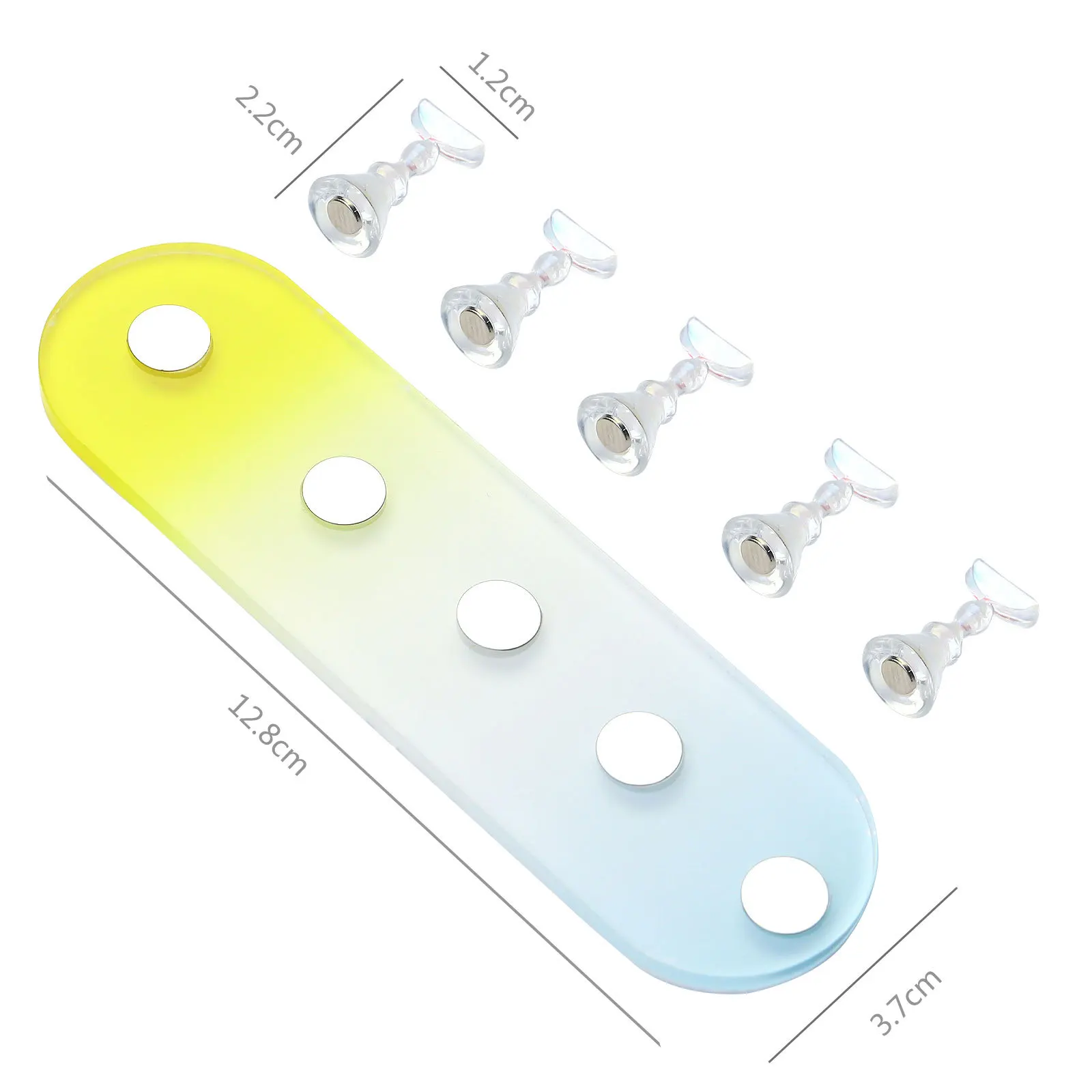 Japanese nail practice base Magnetic Nail Art Design Practice Training Display Holder DIY Manicure Accessory tools