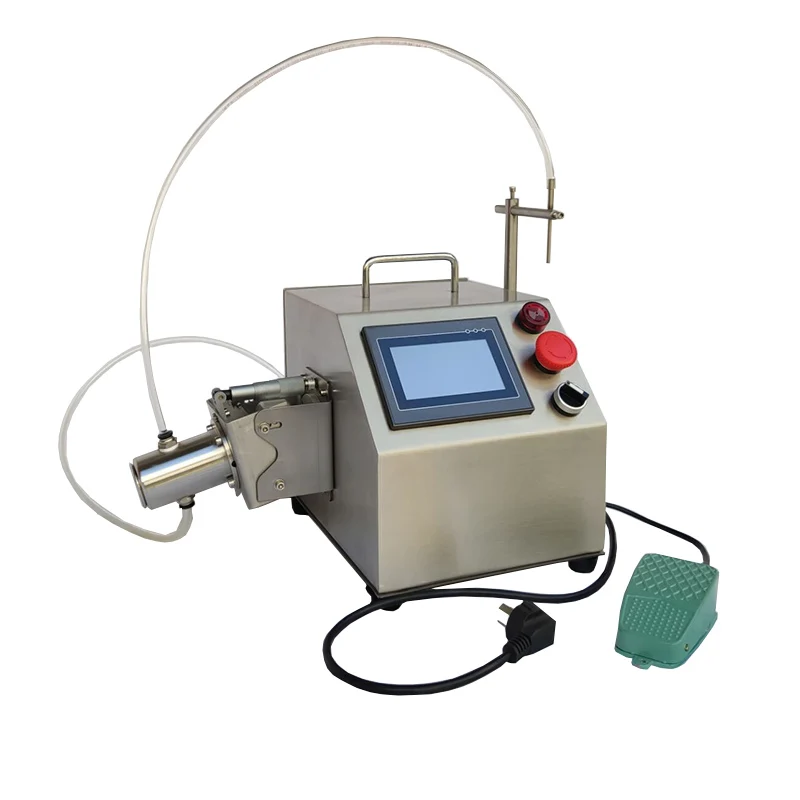 High accuracy small liquid plastic bottle ceramic pump filling machine