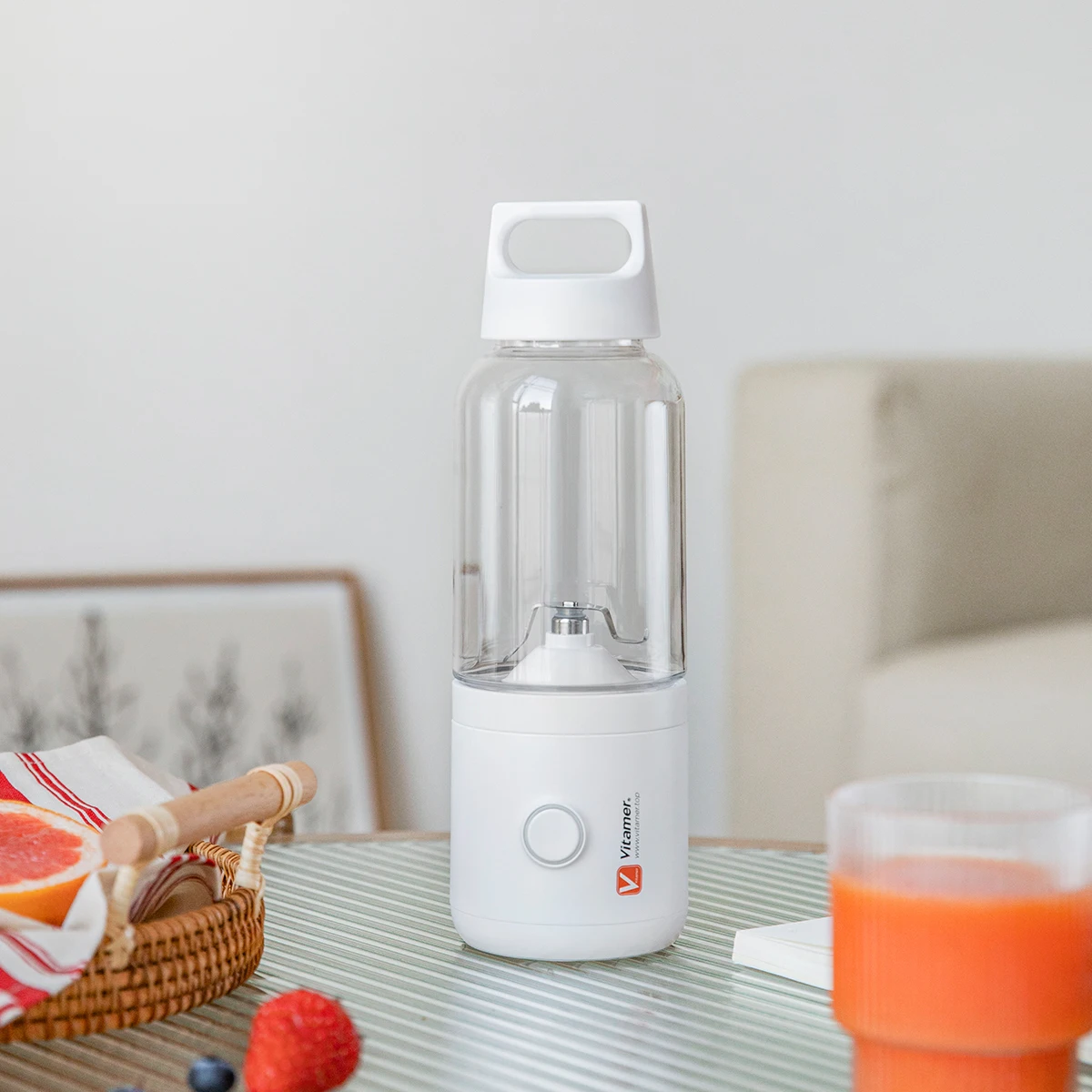 Vitamer 4000mAh rechargeable ice breaker smoothie juicers electric water portable blenders