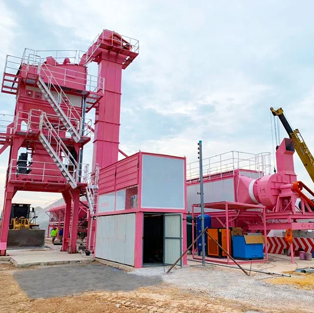 Road Equipment 120T/H Mobile Asphalt Mixing Plant Price