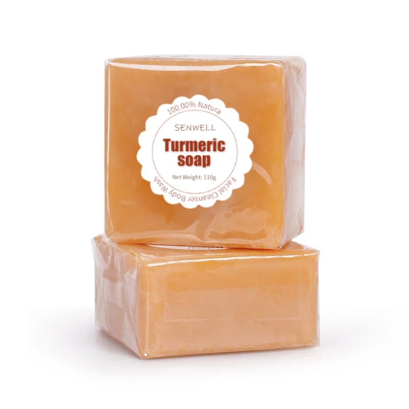 Wholesale Turmeric Milk And Honey And Kojic Acid Body Facial Soap For Skin Whitening
