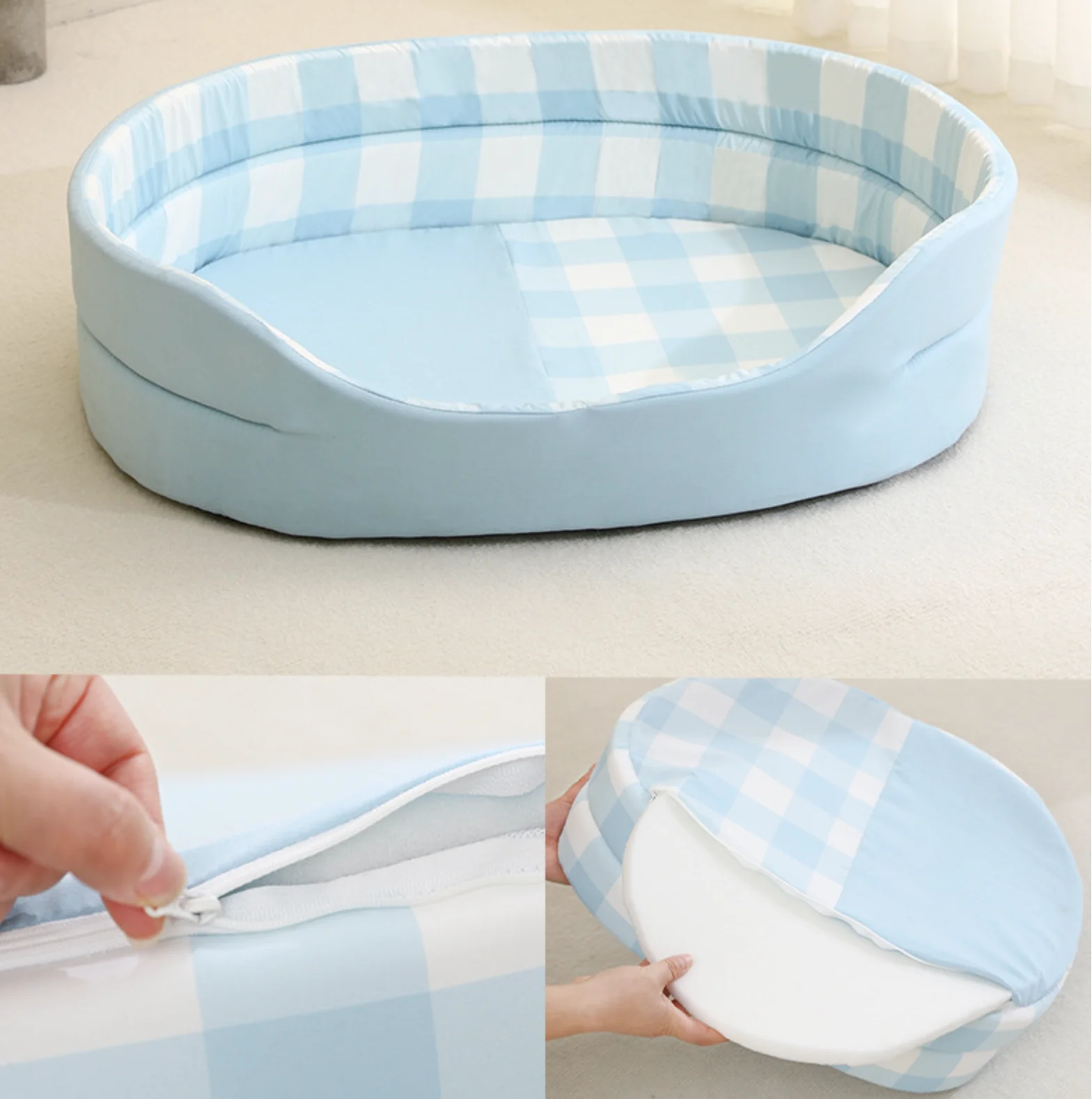 2024 New style Removable washable Spring Summer Cooling Breathable Pet Bed Dog Mat Dog Cooling Dog Mat