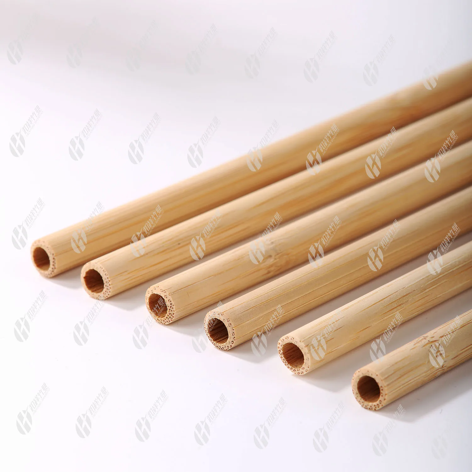 Reusable straw Amazon Hot Selling Bamboo Straws custom logo and package
