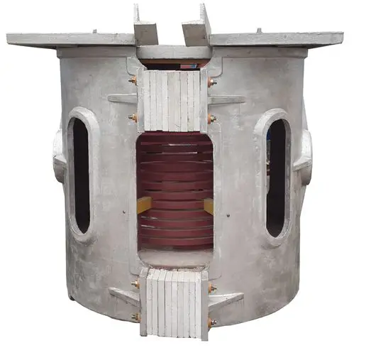 Factory price 50kg 100kg 200kg Small electric furnace for melting copper steel iron with low price