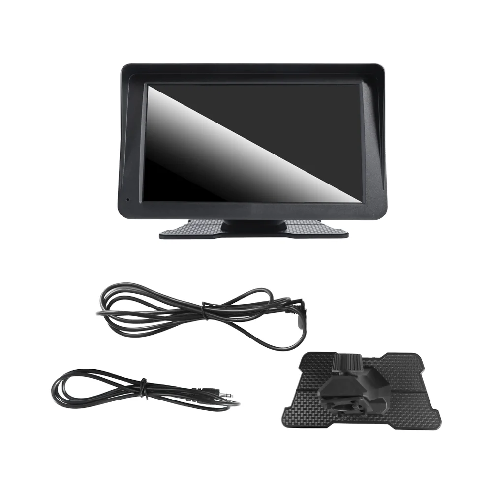 Factory 7 Inch Car Monitoring System PND Truck Rv Parking Rear View Reverse Assistance Lcd Color Display Screen Car Monitor