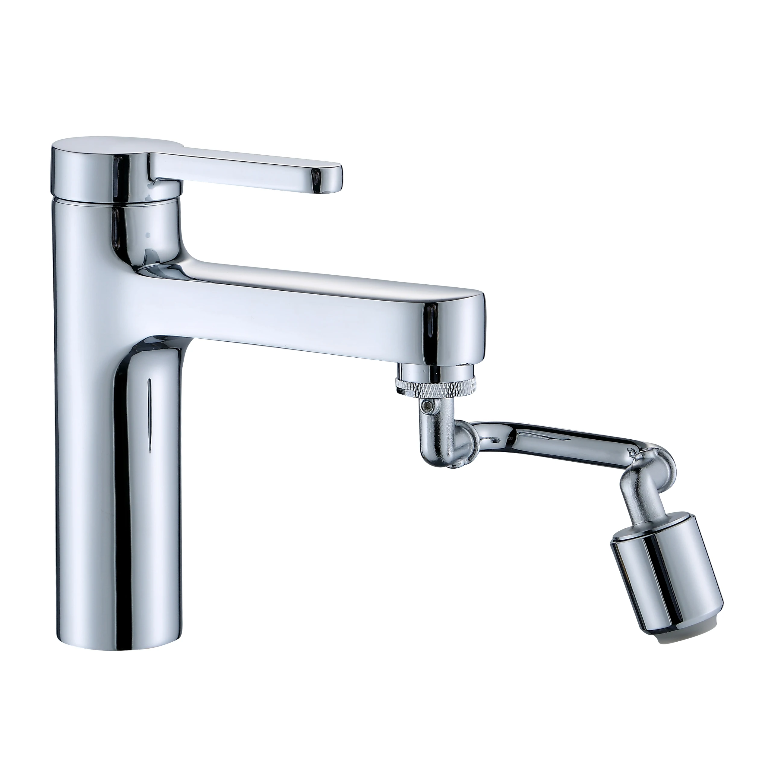 Universal 1080 degree Swivel Robotic Arm Faucet Plastic Kitchen Sink Extension Faucet Rotatable Multifunctional Extension Faucet