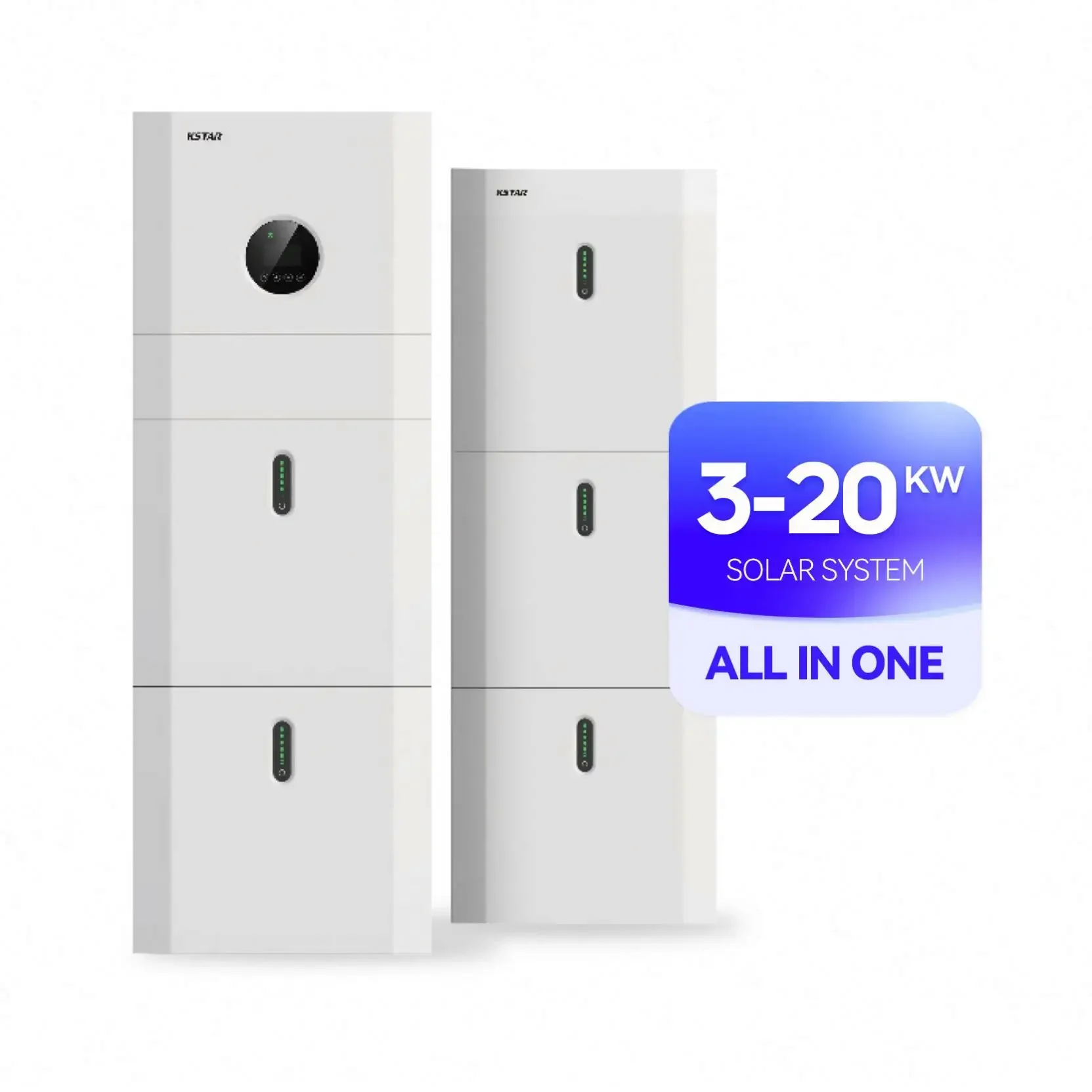 Rottdam Stock Kstar CEI0-21 All In One Solar Energy System With CATL Solar Battery Lifepo4 10kWh 20kWh 40kWh