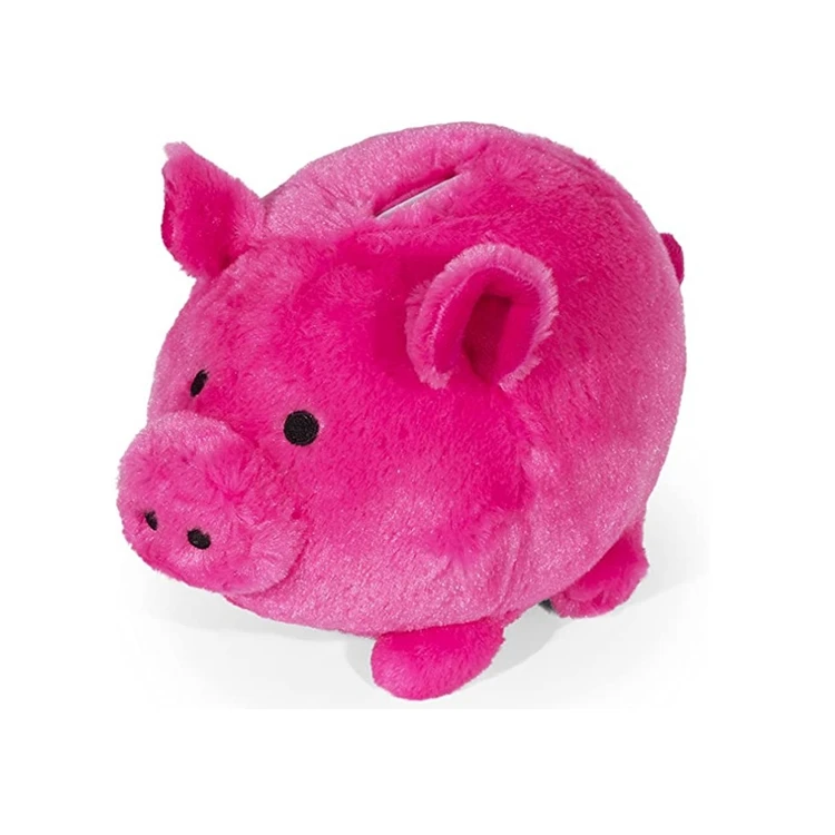 Plush Toy Little Pig Bank for Children 1