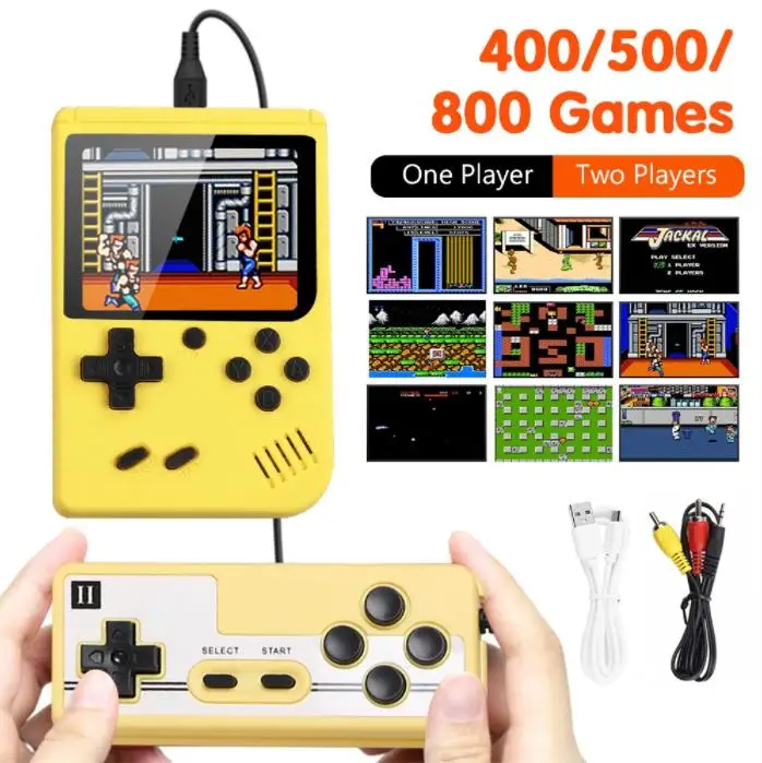 Retro Portable Handheld Mini 400 Games and in 1 TV Video Gaming Console Consola Game Box for Gift Kids