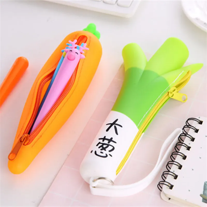 Promotional Carrot Corn Scallion Banana Change Wallet Bag Fruit Coin Purse