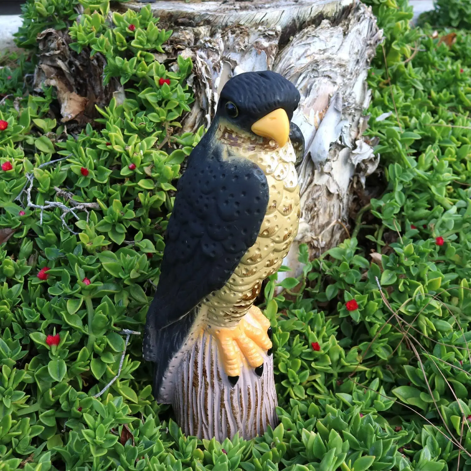 Scarecrow Eagle Falcon Hawk Decoy To Deterrent Bird For Garden