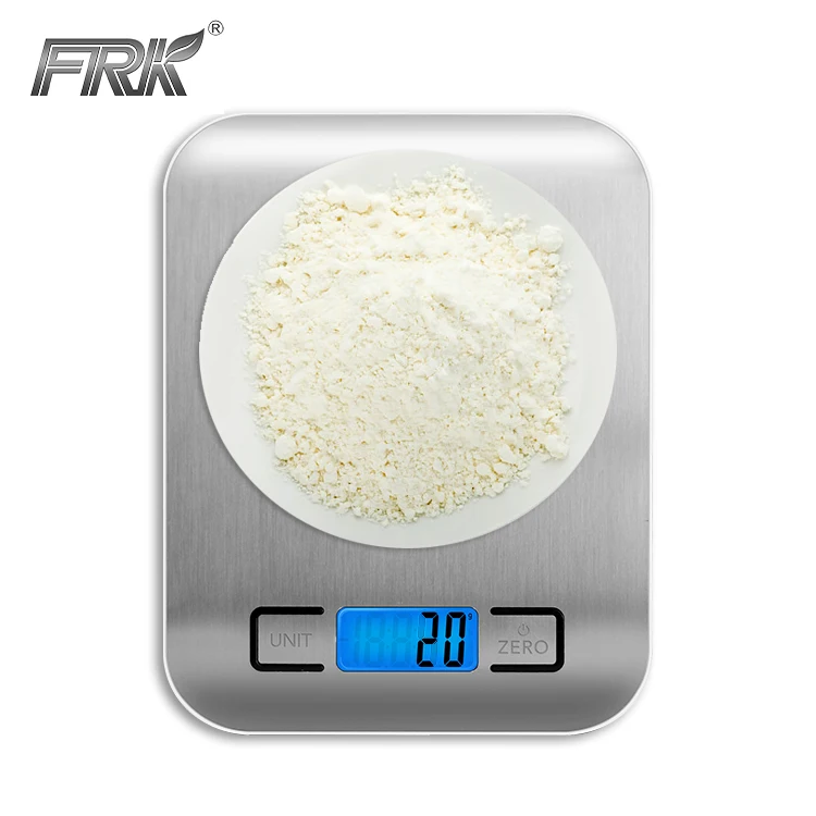 Hot Selling Digital Kitchen Food Scale Stainless Steel Platform with LCD display kitchen weight scale