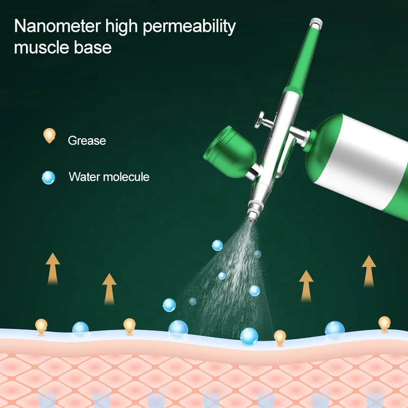 Beauty Nano Deep Water for Face Moisturizer Gel Oxygen Injector  Household Hydrating High-Pressure Spray Gun