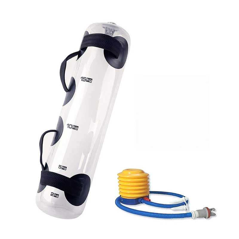 stability with water instead of sandbag strength training equipment weight lifting fitness heavy duty workout aqua power bag