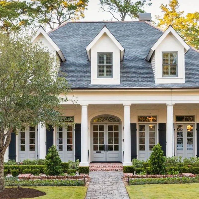 Amercia design Interior glass french doors main double door wooden