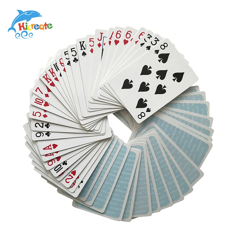 Hicreate-Customized Playing Cards OEM Gold Card Game Custom