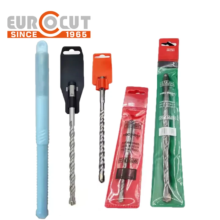 EUROCUT Full Carbide Tipped SDS Plus Max Hammer Drill Bit For Brick Stone And Concrete Tools Hammer Drill Bits