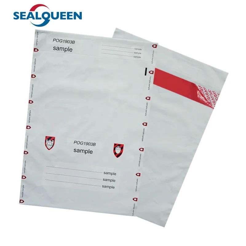 Customs Police Use Secret Evidence Locking Bags Self Adhesive Packaging Bag