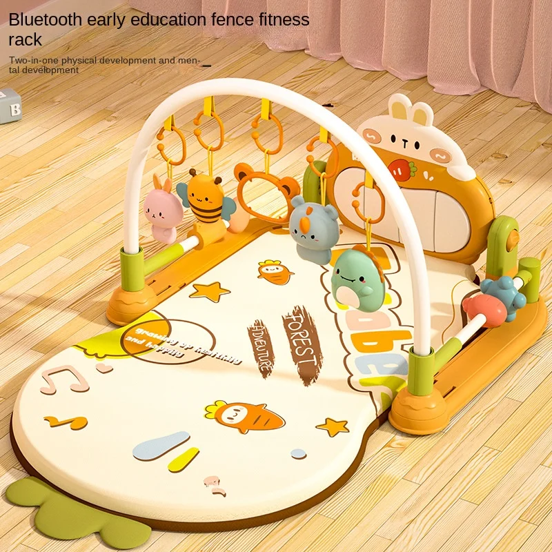 New Multi-functional soft baby play mat activity fitness sleeping game baby musical pedal fiddle toy