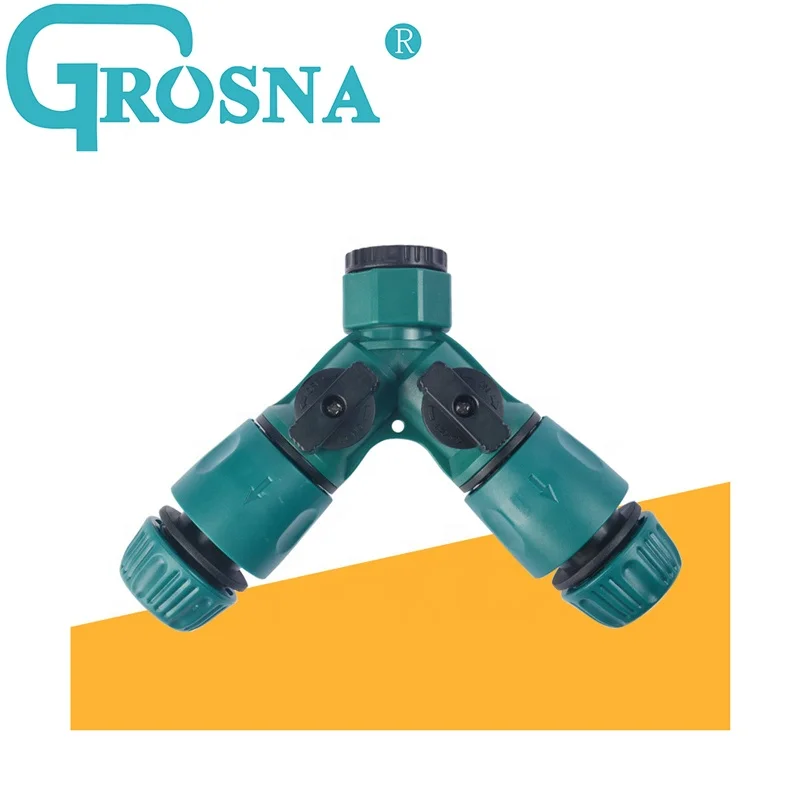 Irrigation Valve Agriculture Triangle Valve Distributor Outlets Faucet Washing Machine 3 Way Valve Garden Hose Diverter
