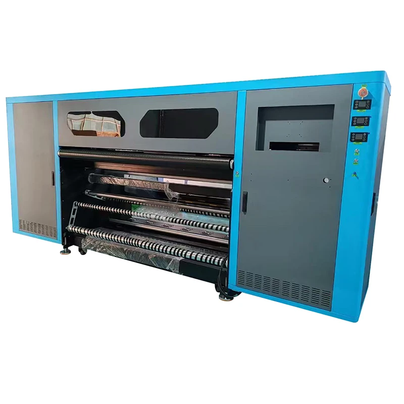 Large Format 1.6m To 1.9m 6 8 12 Colors Head 15 16 Printhead Dye Inkjet Sublimation Printer With Epson I3200 Heads Accessories