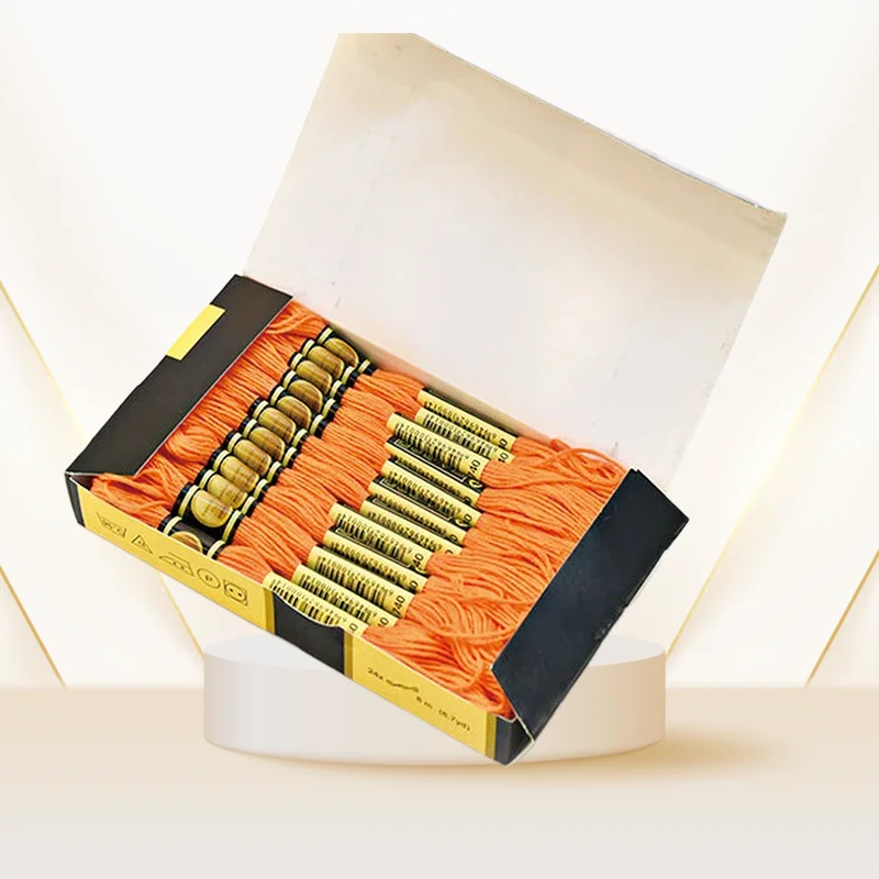 High quality 100/Set 8m 447 Colors Woven Skeins Floss Cotton Embroidery Thread DIY Hand Cross Stitch Knitting Sewing Thread