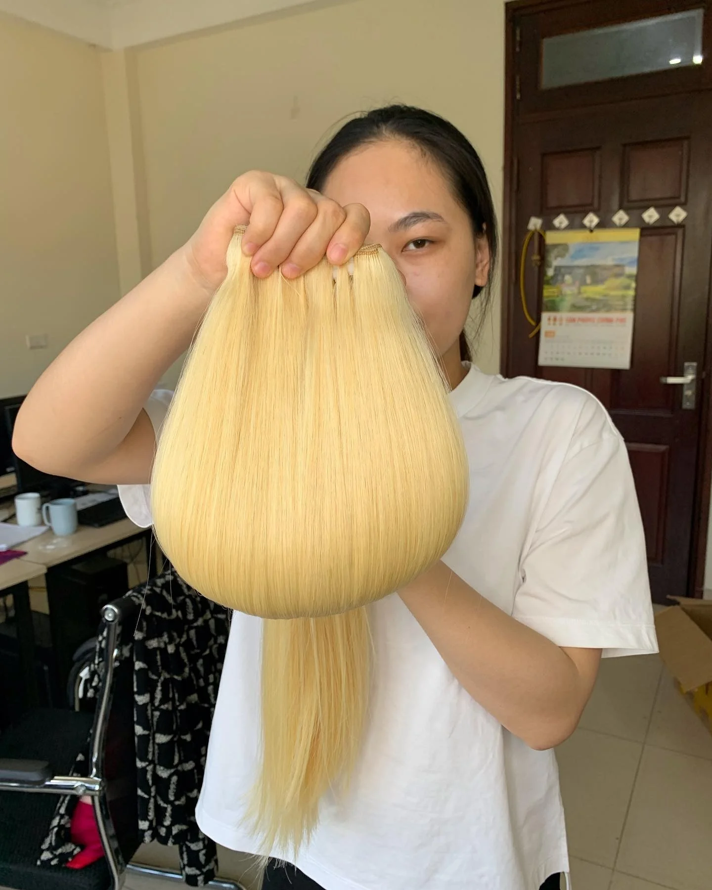 HIGH QUALITY fast shipping Vietnamese Blonde 613 Raw Virgin Cuticle Aligned Hair Weave Bundles,Virgin Mink Human Hair Bundles