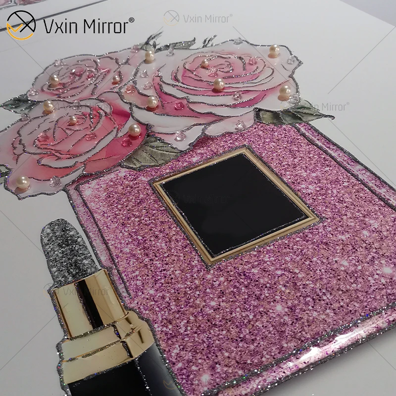 Amazing quality  Vxin  pearl diamond metal wall art decor home decoration  luxury living room framed  for home set for sale