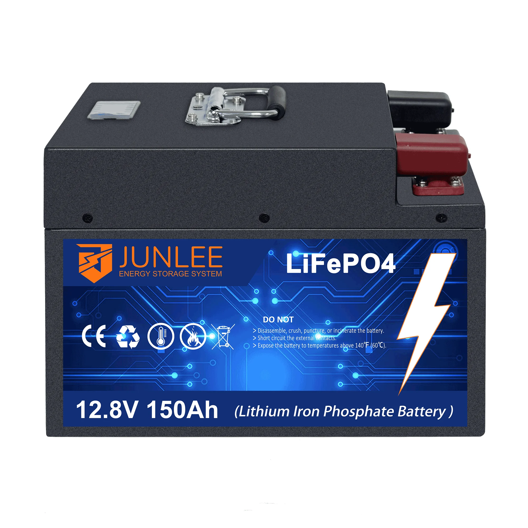 12V 150Ah LiFePo4 battery pack portable rechargeable for home 12.8V 200Ah lithium battery solar energy storage batteries