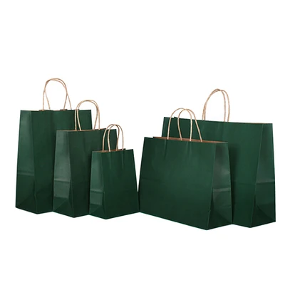 Brand New Three-Strand Kraft Thermal Thank You Sublimation Stars Starbucks Stand Up Square Large Paper Gift Bags