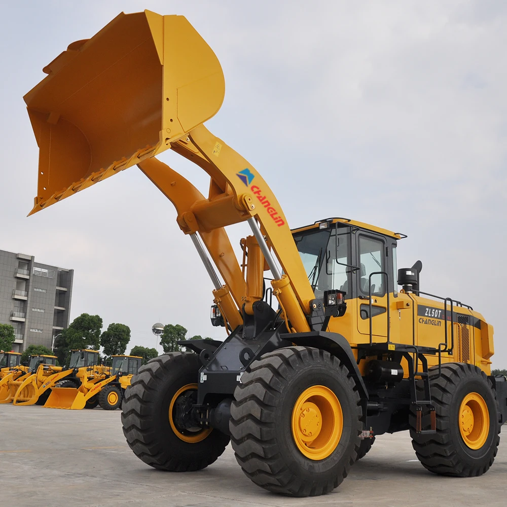 Chinese New Brand front end loader 5 ton diesel loader New Hydraulic Front End Wheel Loader