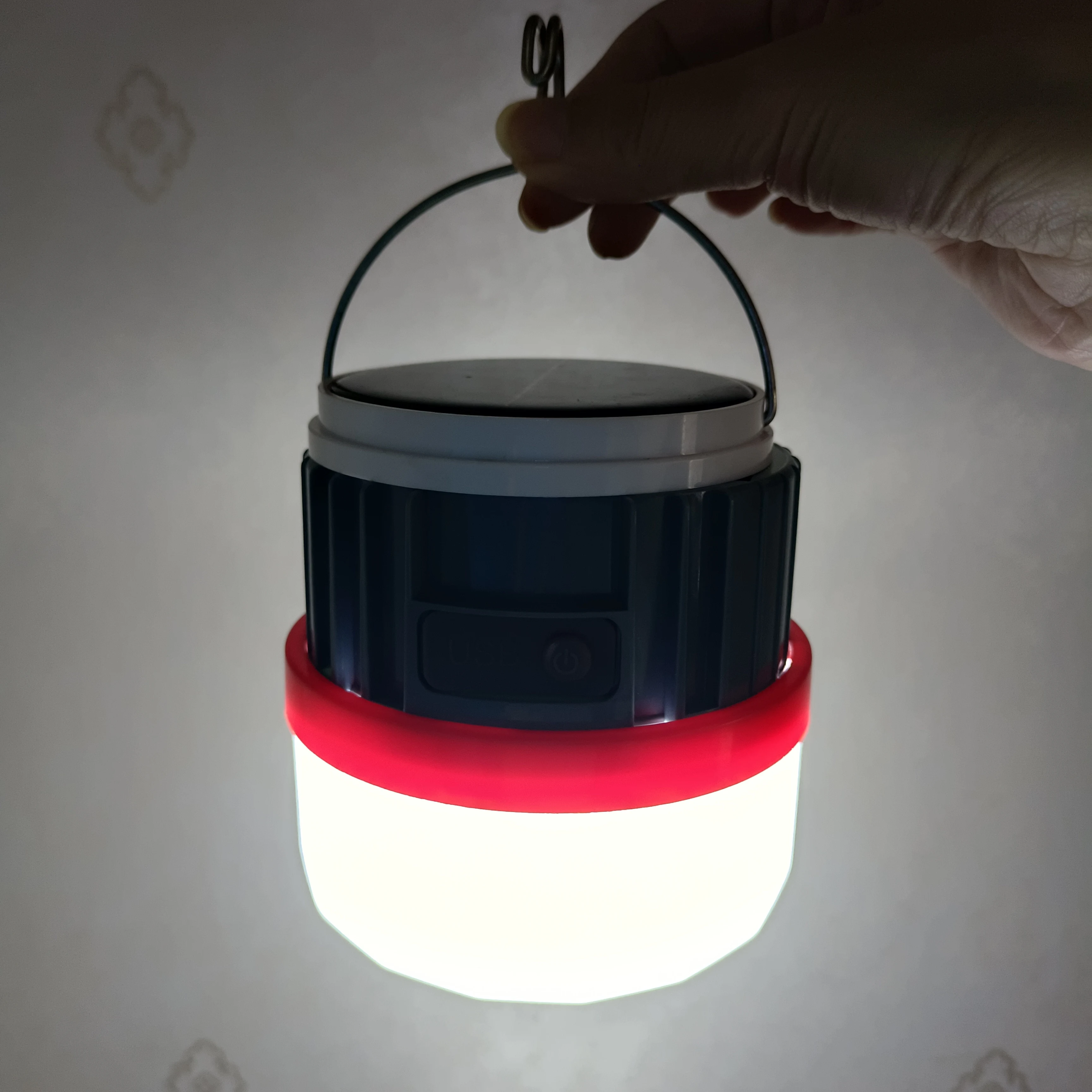 LED Solar light Battery Portable Telescopic Foldable Retractable Led Indoor T Shaped Outdoor Emergency Rechargeable Bulb