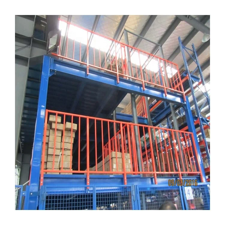 Customized warehouse Heavy Duty Steel Storage Platform Mezzanine Floor Rack System