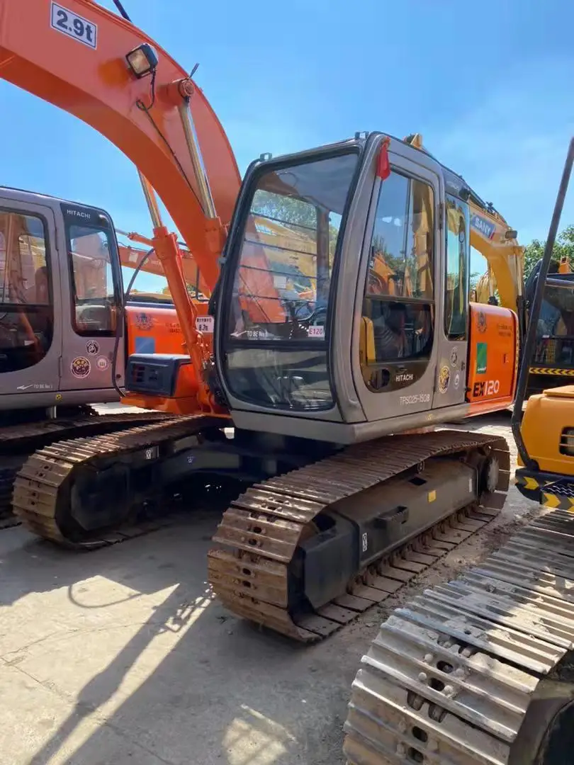 Б/у гидравлический гусеничный экскаватор Hitachi EX120