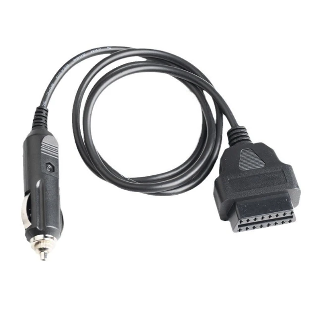 The cigarette lighter turns the OBD female head/ take the tram charging power cable/wiring harness