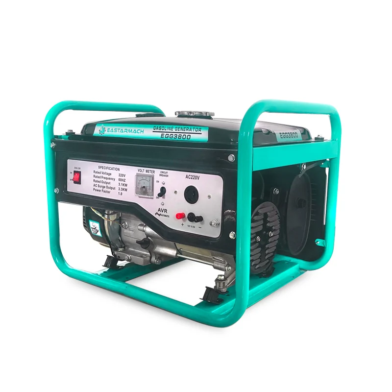China Factory 3kw 50HZ/60HZ Portable Gasoline Generator Set Cheap