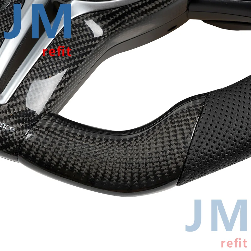 Wholesale Price Carbon Fiber Perforated Leather Steering Wheel for BMW for M5 M4 M3 M2 F10 F30 F80 F82 X1 X2 X3 X4 X5